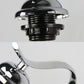 Frendorf | Industriële Vintage Gooseneck Wandlamp Gevlochten Glas 1 Licht Wandarmatuur Verlichting in Helder/blauw