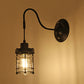 Frendorf | Metalen Cilinder/Hexagonaal Geëngageerde Wandlamp Boerderij 1 Lamp Restaurant Wandmontage Armatuur in Zwart