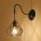Frendorf | Metalen Cilinder/Hexagonaal Geëngageerde Wandlamp Boerderij 1 Lamp Restaurant Wandmontage Armatuur in Zwart