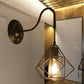 Frendorf | Metalen Cilinder/Hexagonaal Geëngageerde Wandlamp Boerderij 1 Lamp Restaurant Wandmontage Armatuur in Zwart
