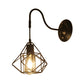 Frendorf | Metalen Cilinder/Hexagonaal Geëngageerde Wandlamp Boerderij 1 Lamp Restaurant Wandmontage Armatuur in Zwart