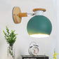 Frendorf | Draai-bare Metaal-sferische Wandlamp Kleuterklas 1 Licht Macaron Wandlamp
