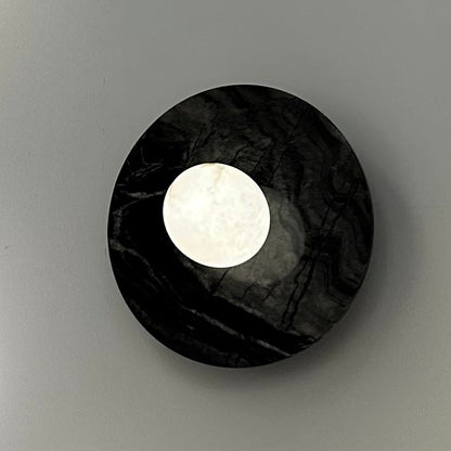 MD230mm Spanische Marmor Flache Scheibe Decken-/Wandlampe | Wandlampen
