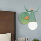 Frendorf | Metalen kleine kegel wandlamp met hertengeweien draaibaar kinderkamer 1 licht Nordische stijl wandlamp