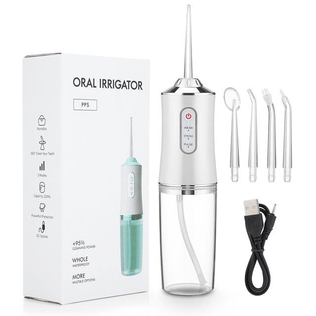 Frendorf | Wasserdichter Irrigator Dentalreiniger, kabelloser & wiederaufladbarer Wasserzahnseide