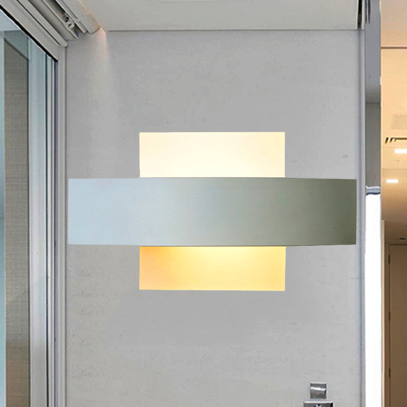 Frendorf | Woonkamer Slim Paneel Wandlamp Acryl Modern Stijl Wit LED Wandlamp