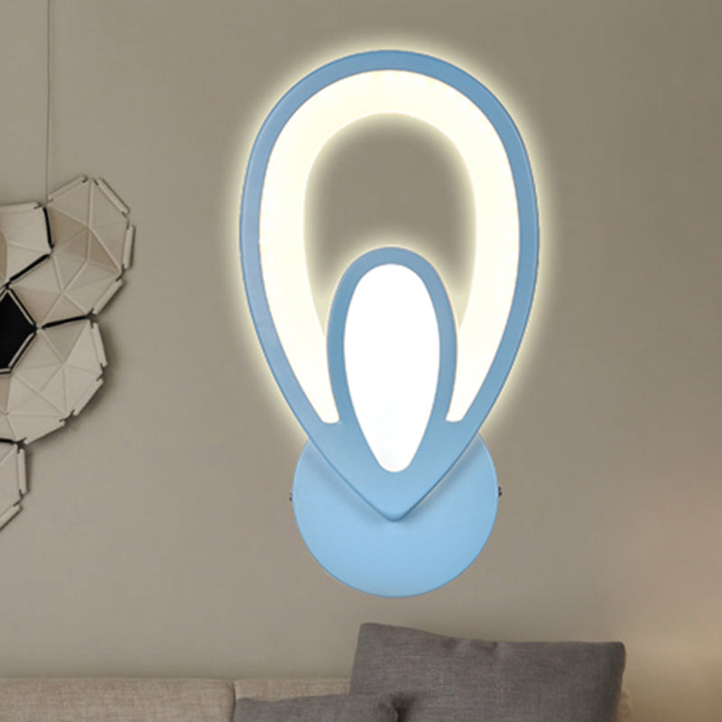 Frendorf | Kinderzimmer Treppen Wandlicht Acryl Metall Cartoons Wandlampe mit Bonbonfarbe