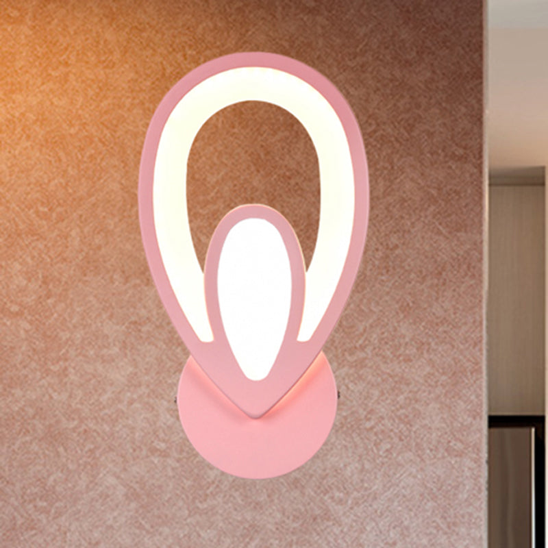 Frendorf | Kinderzimmer Treppen Wandlicht Acryl Metall Cartoons Wandlampe mit Bonbonfarbe