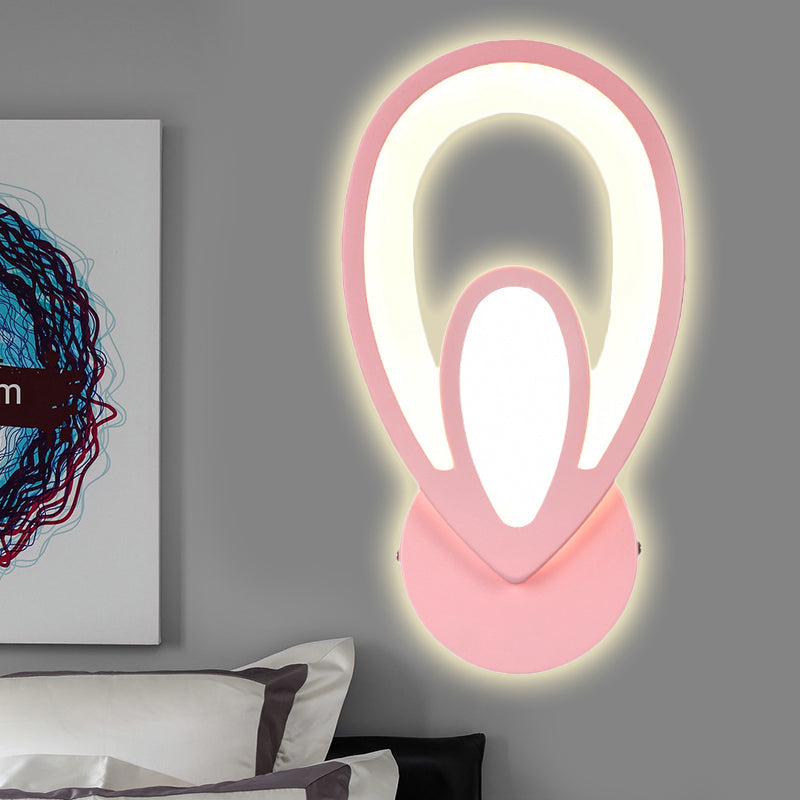 Frendorf | Kinderzimmer Treppen Wandlicht Acryl Metall Cartoons Wandlampe mit Bonbonfarbe