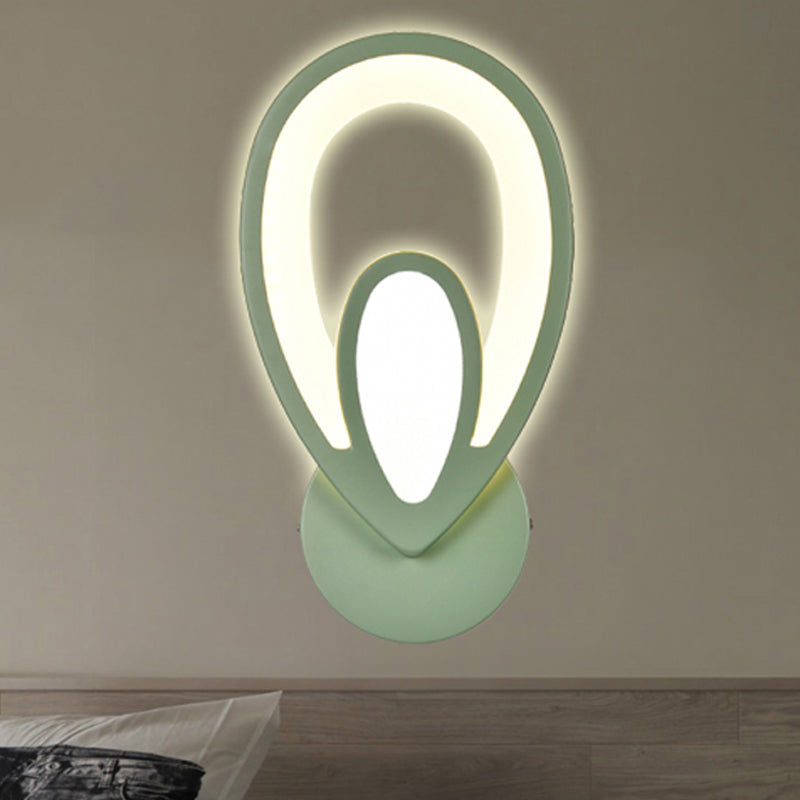 Frendorf | Kinderzimmer Treppen Wandlicht Acryl Metall Cartoons Wandlampe mit Bonbonfarbe