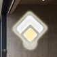 Frendorf | Moderne Weiße LED-Wandleuchte Schmale Panel-Acryl-Wandleuchte für Schlafzimmer Wohnzimmer