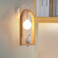 Holzbogenregal-Wandlicht mit schöner Deco Boutique 1 Licht Moderne Wandleuchte in Beige