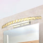 Frendorf | Kragende Vanity Verlichting Moderne Stijl Helder/Champagne Crystal 17"/21" W LED Wandlamp, Warm/Wit Licht
