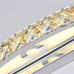 Frendorf | Kragende Vanity Verlichting Moderne Stijl Helder/Champagne Crystal 17"/21" W LED Wandlamp, Warm/Wit Licht