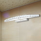 Frendorf | Kragende Vanity Verlichting Moderne Stijl Helder/Champagne Crystal 17"/21" W LED Wandlamp, Warm/Wit Licht