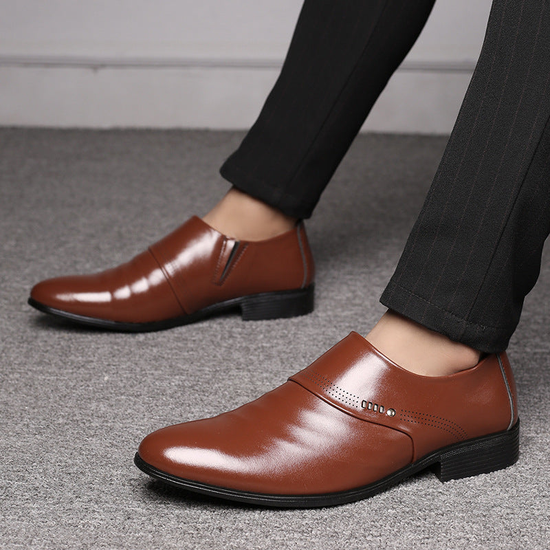 Frendorf | Lässige spitze Schuhe Männer Lederschuhe Männer
