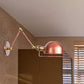 Frendorf | 1 Licht Swing Arm Wandverlichting Vintage Stijl Messing/Koper Metalen Wandmontage Licht met Kom Shade
