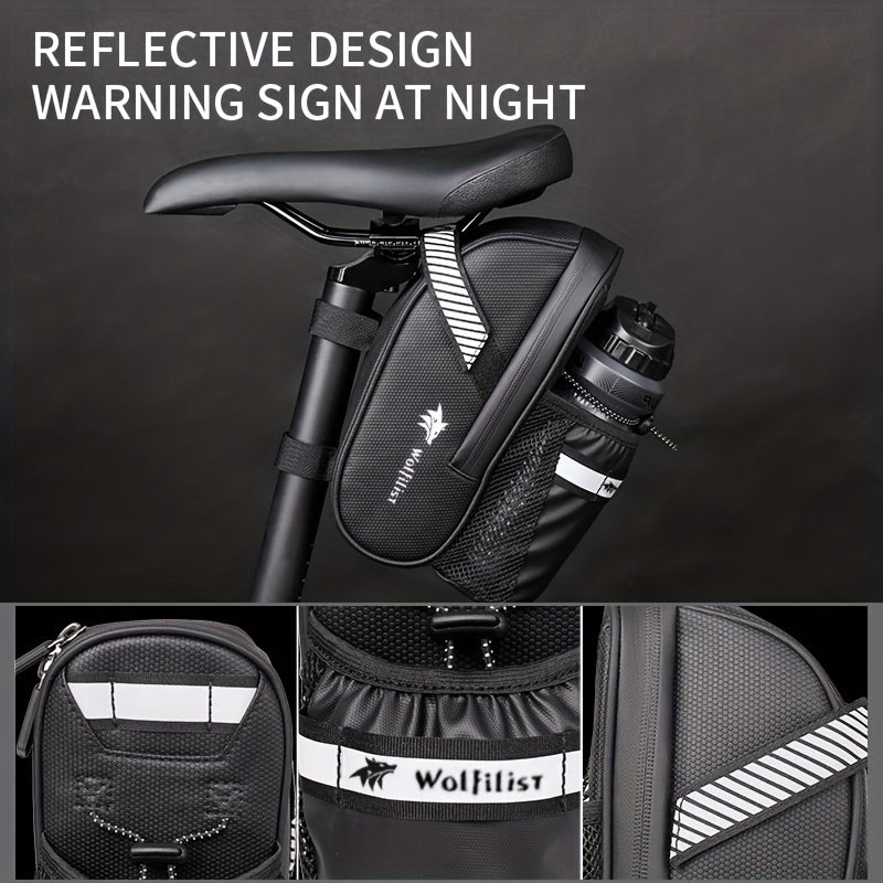 Frendorf | RideSafe Fahrrad Satteltasche – Groß, Reflektierend und Praktisch für Unter dem Sattel