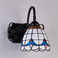 Frendorf | Tiffany Wandmontage Fixture Gevlochten Glas 1 Licht Kleurrijke Wandlamp in Beige/Blauw/Blauw-Wit/Wit voor Eetkamer