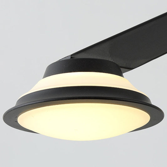 Frendorf | 2 Lichts Wandlamp Land V Vorm Metaal Wandlamp Lichtarmatuur in Zwart voor Woonkamer