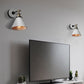 Cone/Zylinder/Schale Schlafzimmer Wandmontierte Lampe Zement 1 Kopf Industrieller Stil Winkel Verstellbare Wandleuchte in Grau