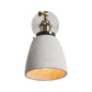 Cone/Zylinder/Schale Schlafzimmer Wandmontierte Lampe Zement 1 Kopf Industrieller Stil Winkel Verstellbare Wandleuchte in Grau