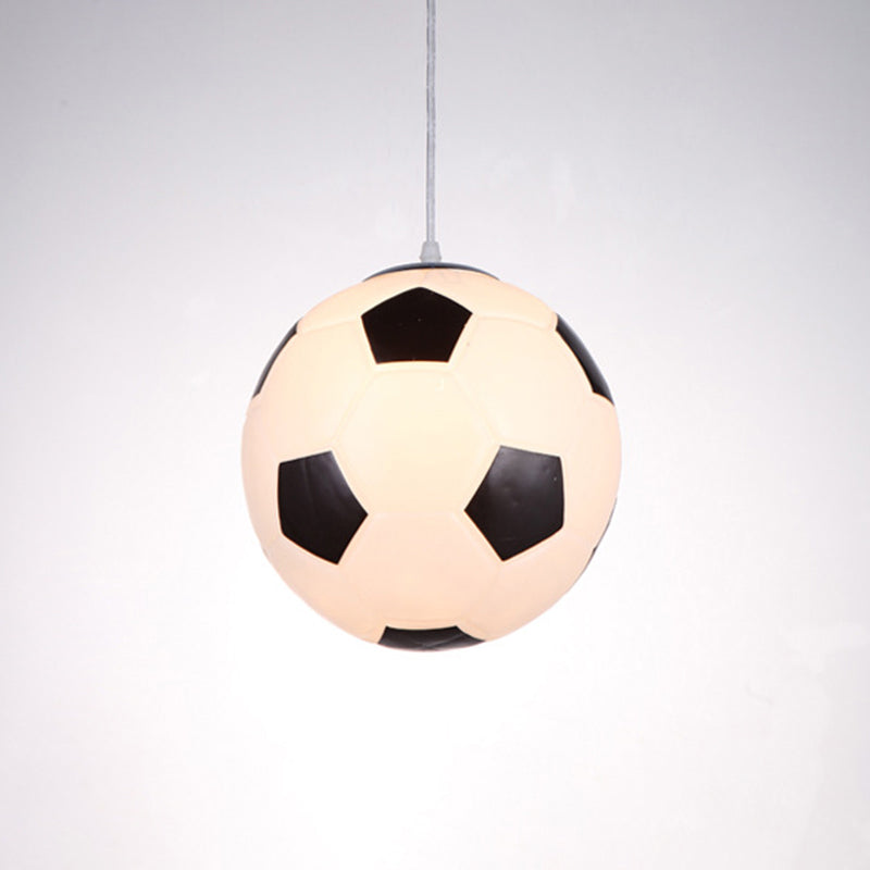 1 Licht Fußball Deckenpendelleuchte Kinder Metall Hängelampe für das Kinderzimmer