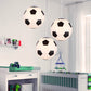 1 Licht Fußball Deckenpendelleuchte Kinder Metall Hängelampe für das Kinderzimmer