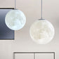 1 Licht Mond Hängelampen Einfachheit Nordischer Stil Kunststoff Decken Pendelleuchte für Schlafzimmer