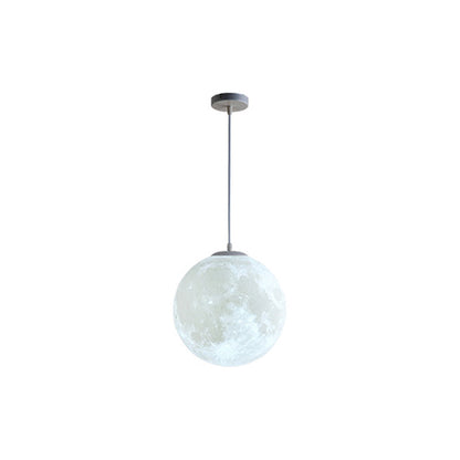 1 Licht Mond Hängelampen Einfachheit Nordischer Stil Kunststoff Decken Pendelleuchte für Schlafzimmer