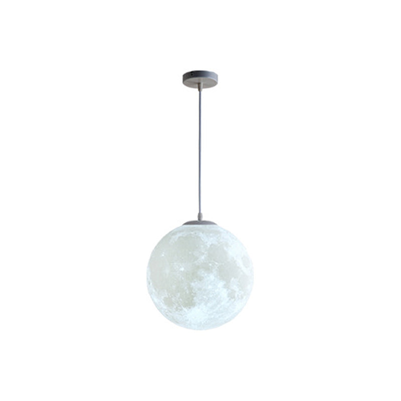 1 Licht Mond Hängelampen Einfachheit Nordischer Stil Kunststoff Decken Pendelleuchte für Schlafzimmer