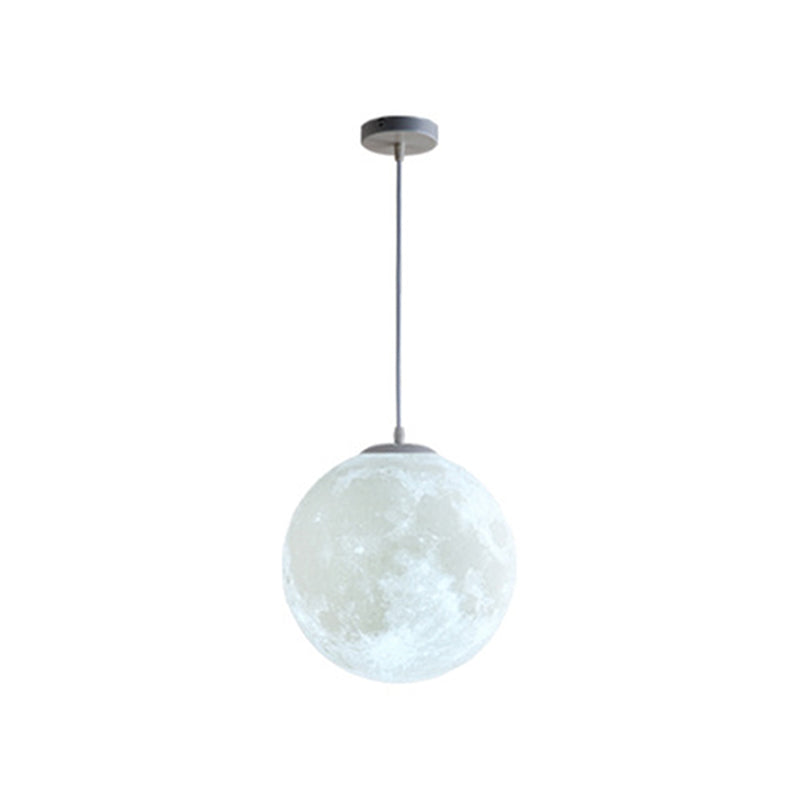 1 Licht Mond Hängelampen Einfachheit Nordischer Stil Kunststoff Decken Pendelleuchte für Schlafzimmer
