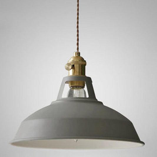 Industrielle Retro Hängelampe Metall 1-Licht | Vintage Hängelampe Für Restaurant & Esszimmer | E27 LED geeignet