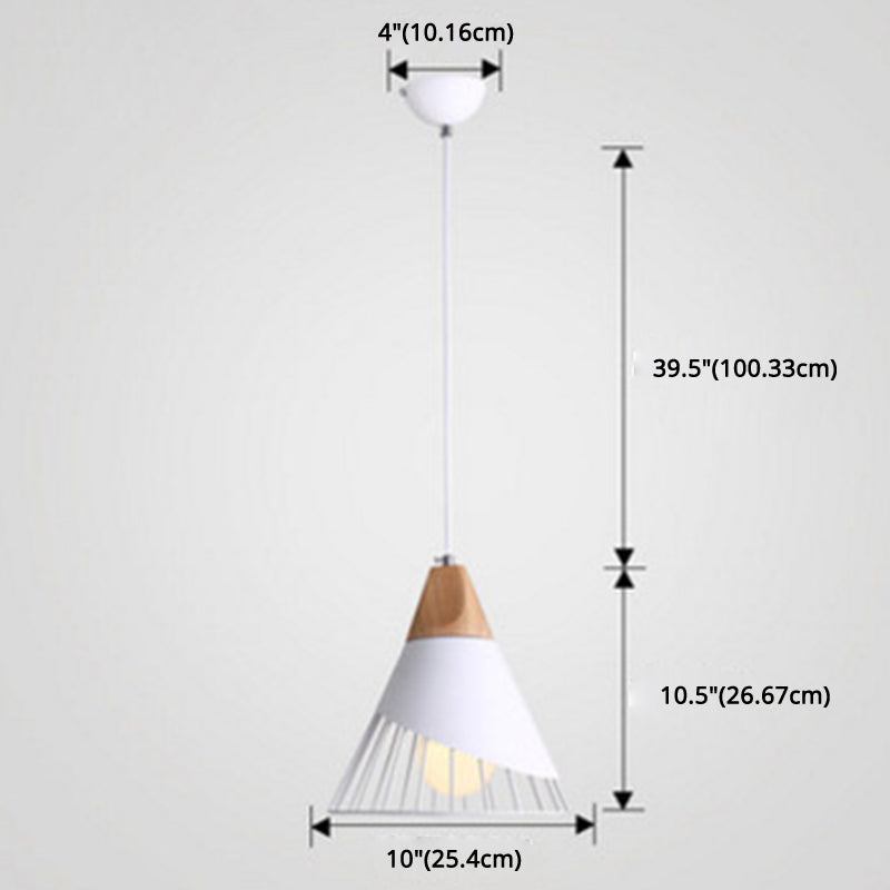 1-Licht Drahtkäfig Pendelleuchte Nordic Macarons Stil Metall Wohnzimmer Hängelampe