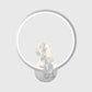 Frendorf | Art Ring Wandleuchte mit kleinem Engel Metallharz Wandlampe für Schlafzimmer Spiegel Badezimmer