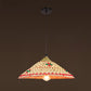 Asiatisch inspirierte Bauernhut-Anhänger aus Bambusgewebe 1 Kopf Diner Deckenlampe aus Holz
