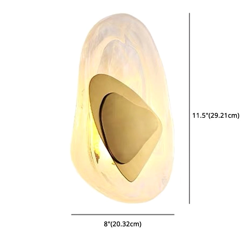 Frendorf | Moderne Nordic Wandlamp 1 Licht Glazen Wandmontage Verlichting Licht Luxe Wandlamp voor Slaapkamer
