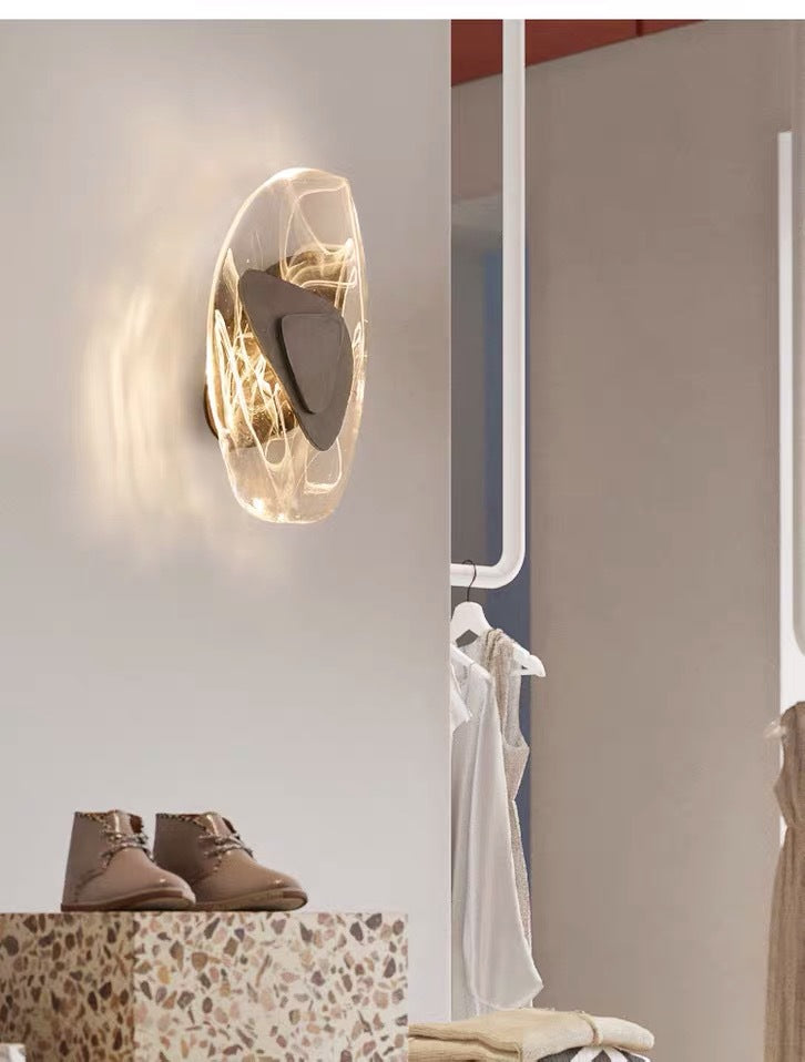 Frendorf | Moderne Nordic Wandlamp 1 Licht Glazen Wandmontage Verlichting Licht Luxe Wandlamp voor Slaapkamer