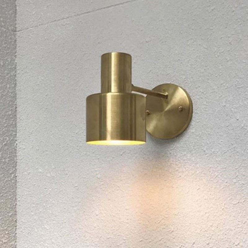 Frendorf | Mid-Century Home Wandverlichting 1 Kop Downlighting Metalen Kooi Wandlampen in Goud