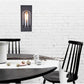 Frendorf | Industriële metalen wandlamp 1-kops barlamp met glazen kap voor slaapkamer woonkamer