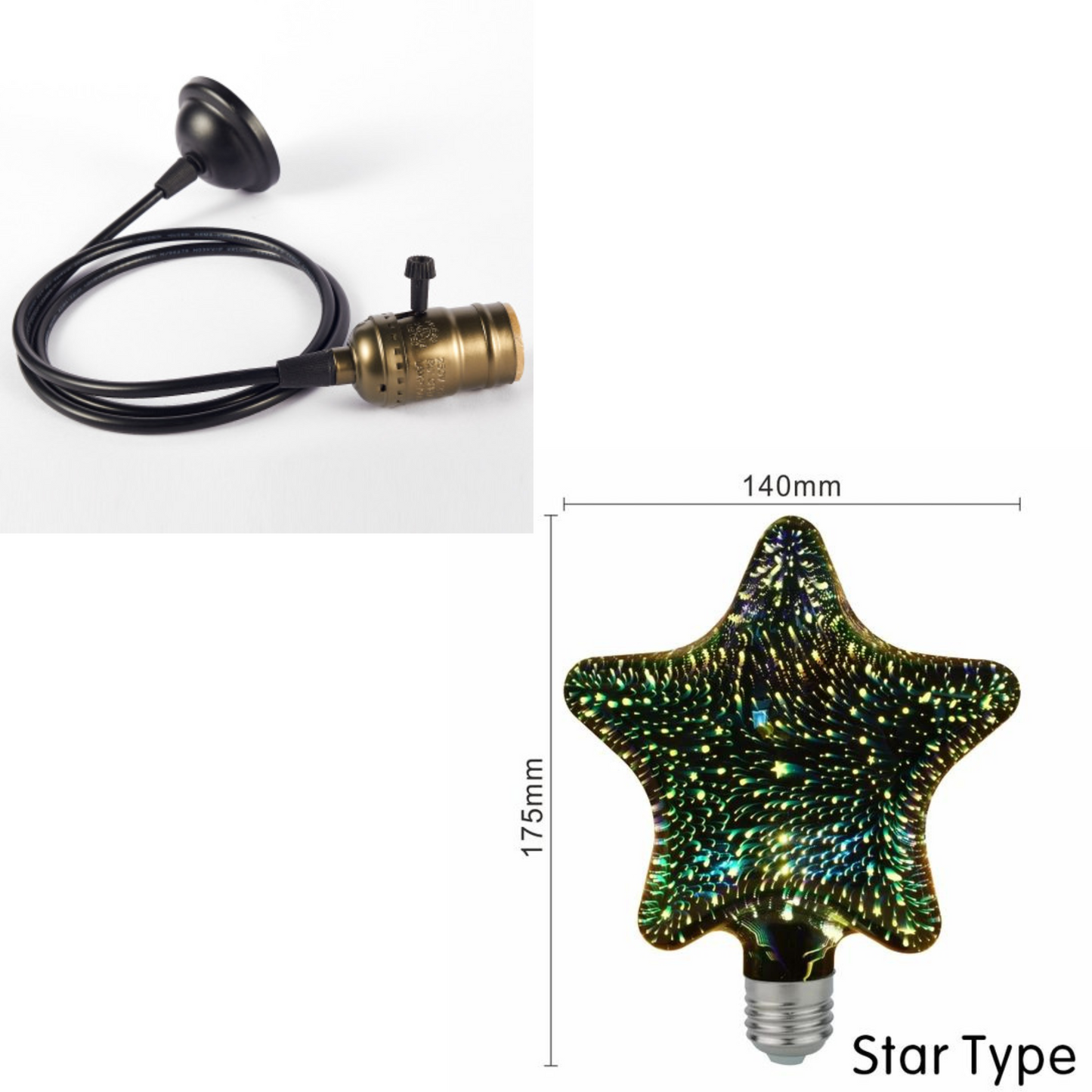 3D LED Feuerwerksbirne