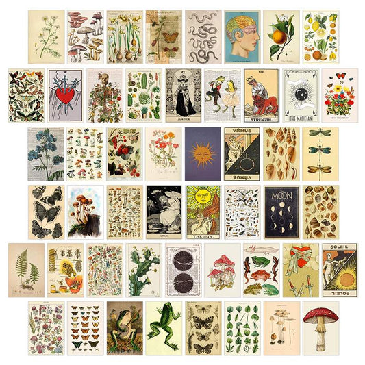 Botanischer Garten Collage-Kit