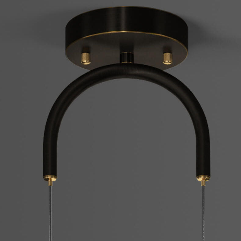 Frendorf | AstraLux Island LED Pendelleuchte | Modern | Luxus Design | Eisen und Messing | Deko für Zuhause