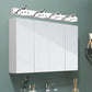 Frendorf | Moderne LED Kristal Make-Up Spiegelverlichting RVS Badkamer Make-Up Wandlampen