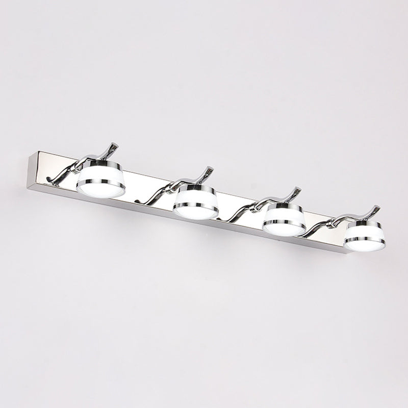 Frendorf | Moderne LED Kristal Make-Up Spiegelverlichting RVS Badkamer Make-Up Wandlampen