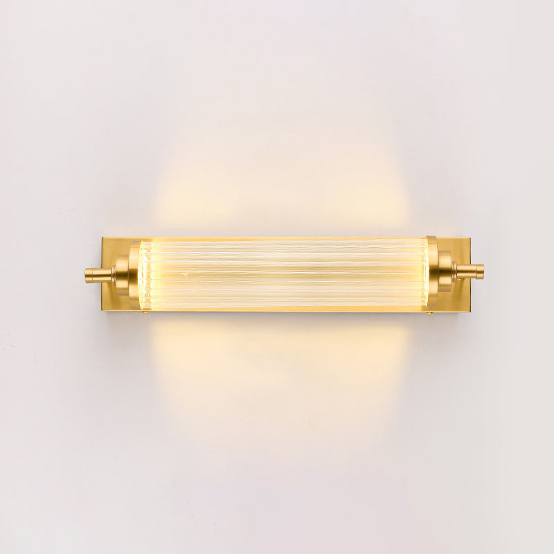 Frendorf | 1 Licht Kristal LED Vanity Sconce Modern Metaal Gouden Wandgemonteerde Spiegel Voor Bad