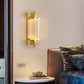 Frendorf | 1 Licht Kristal LED Vanity Sconce Modern Metaal Gouden Wandgemonteerde Spiegel Voor Bad