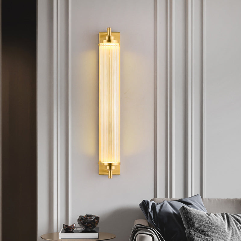 Frendorf | 1 Licht Kristal LED Vanity Sconce Modern Metaal Gouden Wandgemonteerde Spiegel Voor Bad
