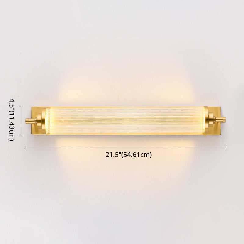 Frendorf | 1 Licht Kristal LED Vanity Sconce Modern Metaal Gouden Wandgemonteerde Spiegel Voor Bad