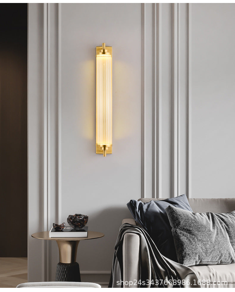 Frendorf | 1 Licht Kristal LED Vanity Sconce Modern Metaal Gouden Wandgemonteerde Spiegel Voor Bad
